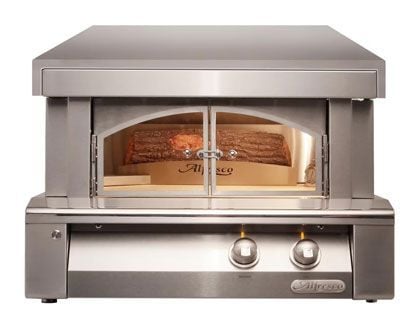 Alfresco 30-Inch Countertop Gas Outdoor Pizza Oven Plus