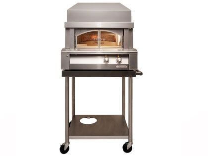 Alfresco 30-Inch Gas Outdoor Pizza Oven Plus Cart