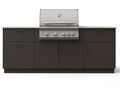 Blaze Sunrise 8-Ft Outdoor Kitchen Island with 32-Inch Premium LTE+ Gas Grill