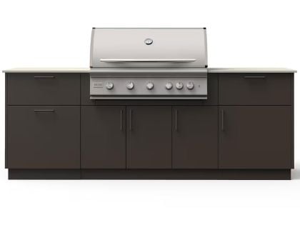 Blaze Sunrise 8-Ft Outdoor Kitchen Island with 40-Inch Premium LTE+ Gas Grill