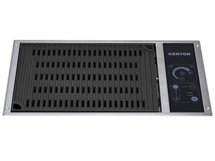 Kenyon 1-Zone Built-In 1300 Watt 240V Electric Grill With No Lid & IntelliKEN Touch Control 