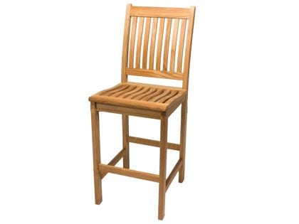 Estate Teak Patio Bar Stool