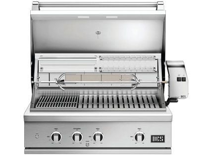 DCS Series 9 36-Inch Built-In Gas Grill With Rotisserie & Charcoal