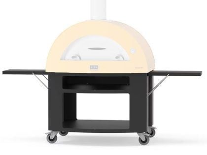 Alfa Oven Base for 5 Pizze - Wrinkle Black