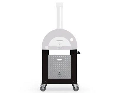 Alfa Pizza Oven Base For Moderno 1 Pizze - Wrinkle Black