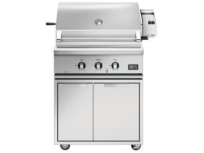 DCS Series 7 30-Inch Gas Grill with Rotisserie on CAD Cart