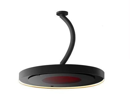 Bromic Heating Eclipse Series 24-Inch Curved Ceiling Pole