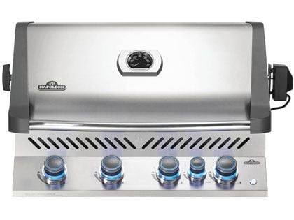 Napoleon Prestige 500 Built-in Gas Grill with Infrared Rear Burner & Rotisserie Kit