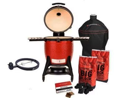 Big Joe III 24-Inch Ceramic Kamado Grill with Package Special