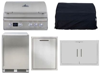 blaze lte pro 5-piece outdoor kitchen package

