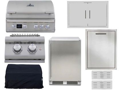 blaze lte pro 8-piece outdoor kitchen package
