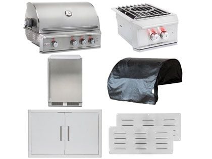 blaze BLZ-3PRO 7-piece 3-burner outdoor kitchen package
