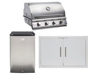 blaze BLZ-4LBM 3-piece outdoor kitchen package
