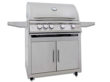 Blaze Premium LTE+ Marine Grade 32-Inch 4-Burner Gas Grill With Rear Infrared Burner & Lift-Assist Hood