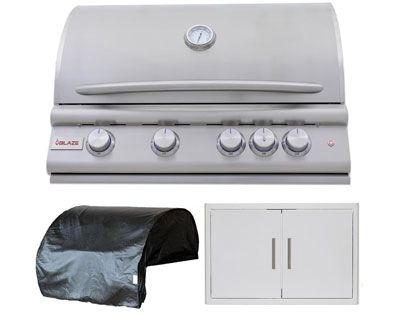 blaze premium lte+ 3-piece outdoor kitchen package
