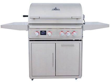 Blaze LTE PRO 32-Inch 4-Burner Gas Grill With Rear Infrared Burner & Rotisserie with Cart 