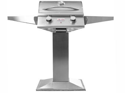 Blaze 21-Inch 1500 Watt Electric Grill On Pedestal With Side Shelves