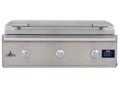 Blaze LTE PRO 40-Inch Built-in Gas Griddle with Digital Temperature Screen & Lift-Assist Lid