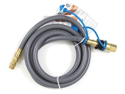 Blaze 10 Ft. Natural Gas/Bulk Propane Hose W/ Quick Disconnect
