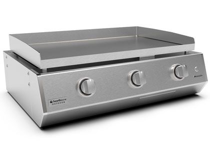 HearthStone Brabura 32-Inch 3-Burner Stainless Steel Gas Griddle