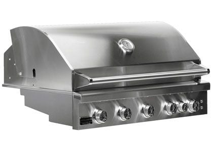Broilmaster B-Series Deluxe 40-Inch Stainless Steel Built-In Gas Grill with Rear Infrared Burner