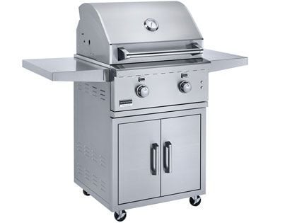 Broilmaster Grill In Ground Post Model BL48G Painted Black | Fine's Gas