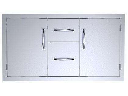 Sunstone Classic Series Flush Style 42-Inch Double Drawer Door Combo 