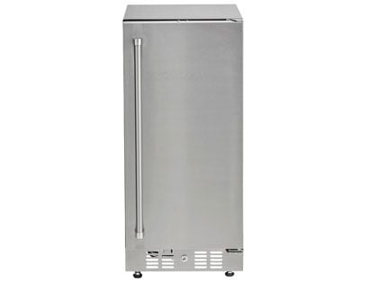 Coyote 15-Inch 3.0 Cu. Ft. Reversible Hinge Outdoor Rated Compact Refrigerator