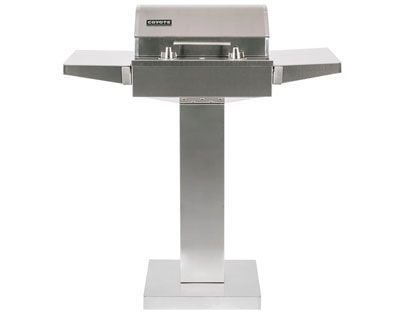 Coyote 18-Inch Built-In / Portable 1300 Watt Electric Grill On Patio Post
