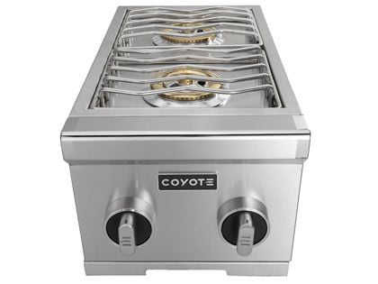 Coyote 12-Inch Built-In Gas Double Side Burner