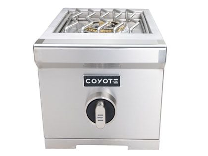 Coyote 12-Inch Built-In Gas Single Side Burner