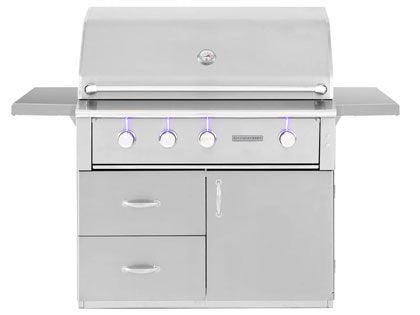 American Made Grills Alturi 42-Inch 3-Burner Gas Grill With Infrared Rear Burner & Rotisserie Kit