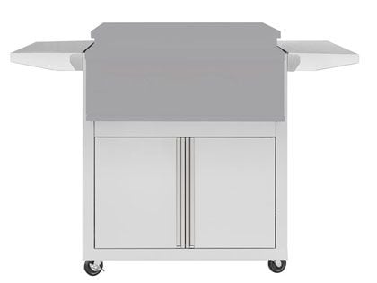 TrueFlame Deluxe Cart with 2 Fold-Down Side Shelves for 30-Inch Griddle
