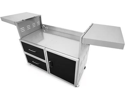 Wildfire Black 304 Stainless Steel 42-Inch Grill Cart