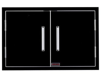 Whistler 33 x 22 Inch Black Stainless Steel Double Access Doors