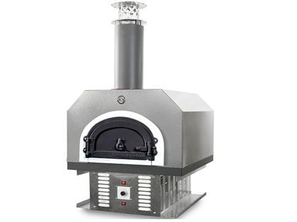 Chicago Brick Oven CBO 750 Countertop Residential Hybrid Outdoor Pizza Oven - Silver Vein