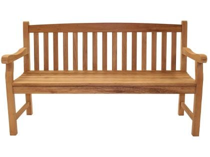 Classic 63-Inch Teak Patio Bench