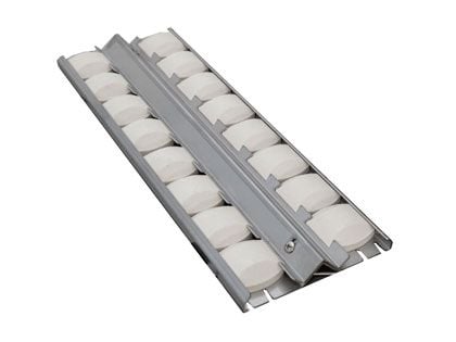 Whistler Grills Ceramic Briquettes on Stainless Steel Holder
