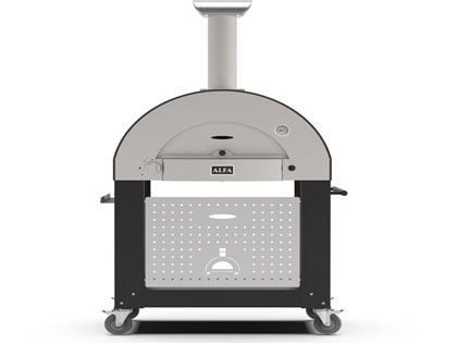 Alfa Classico 4 Pizze 43-Inch Gas Pizza Oven and Oven Base - Ardesia Grey