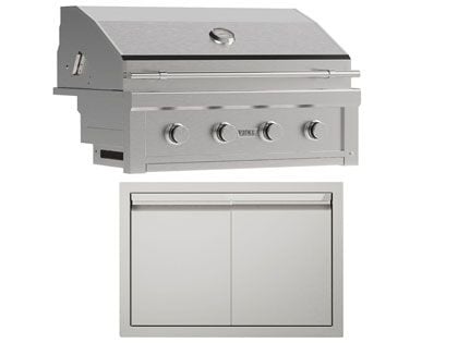 Videl Kitchen Island Package with Gran Fuego 36-Inch 4-Burner Gas Grill