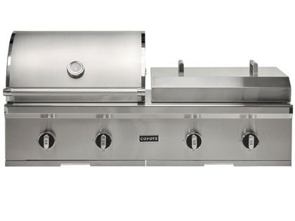Coyote 50-Inch Built-In Combo Gas Grill & Griddle