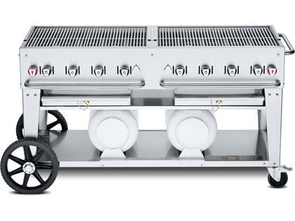Crown Verity 60-Inch Club Series Propane Gas Grill with Horizontal Tanks