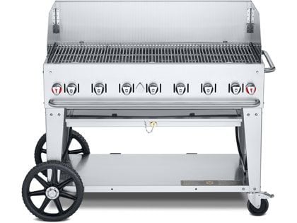 Crown Verity 48-Inch Mobile Gas Grill with Windguard Package