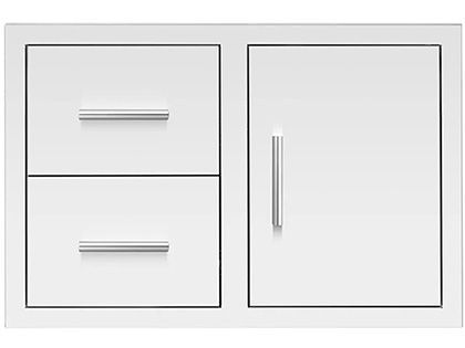Summerset 33-Inch Stainless Steel 2-Drawer & Access Door Combo with Hidden Hinge