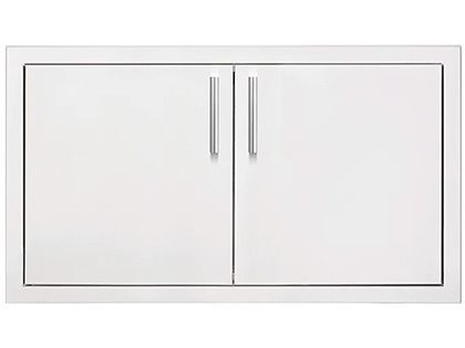 Summerset 45-Inch Stainless Steel Masonry Double Access Door with Hidden Hinge