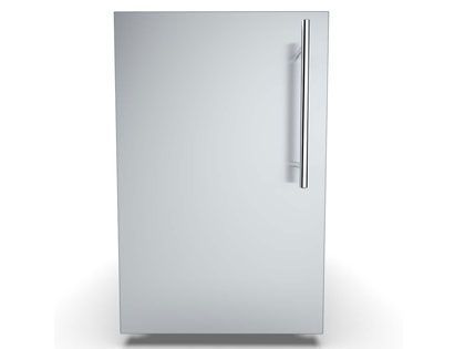 Sunstone Designer Series Raised Style 15-Inch Stainless Steel Left Swing Door Dry Storage Pantry