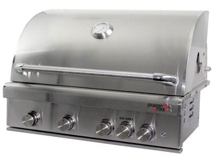 Dragon Fire 32-Inch 4-Burner Built-In Stainless Steel Gas Grill