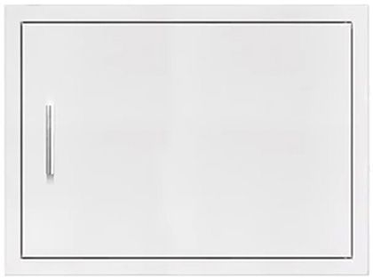 Summerset 27-Inch Stainless Steel Horizontal Single Access Masonry Door with Hidden Hinge