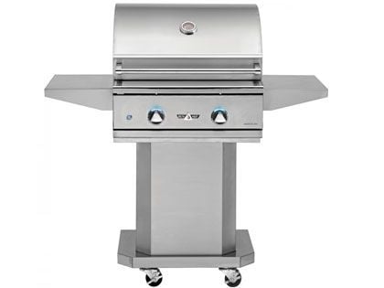 Delta Heat 26-Inch 2-Burner Gas Grill On Pedestal Cart
