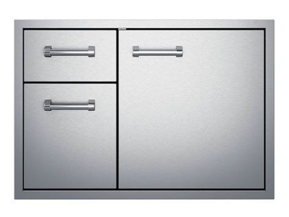 Delta Heat 30-Inch Stainless Steel Access Door & Double Drawer Combo